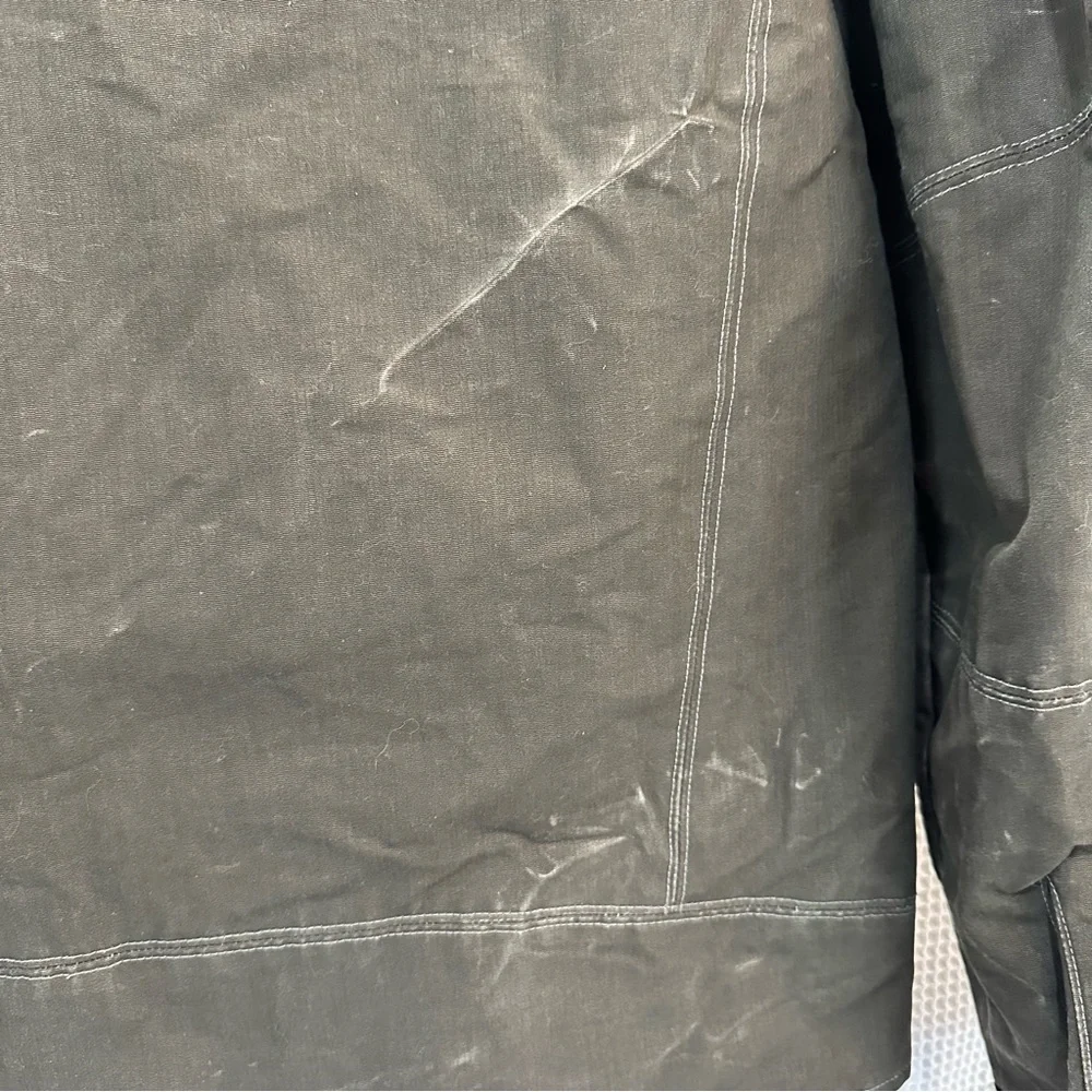 Kuhl Men’s Small Burr Jacket Vintage Patina Dye Gray Full Zip Fleece Lined
